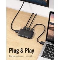 Переключатель Ugreen CM332 80125 4 x HDMI (с пультом ДУ, черный) - Превью изображения №6 — Интернет-магазин Time-Shop