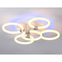 Припотолочная люстра Ambrella light Original FA3841/4+1 WH - Превью изображения №3 — Интернет-магазин Time-Shop