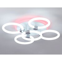 Припотолочная люстра Ambrella light Original FA3841/4+1 WH - Превью изображения №5 — Интернет-магазин Time-Shop