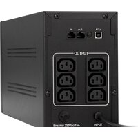 Источник бесперебойного питания ExeGate SpecialPro Smart LLB-1000.LCD.AVR.C13.RJ.USB - Превью изображения №2 — Интернет-магазин Time-Shop