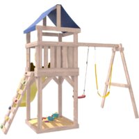 Игровой комплекс National Tree Company С гибкими качелями IgroWoods ДКНП-11 (не окрашен) - Превью изображения №3 — Интернет-магазин Time-Shop