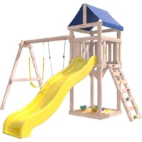 Игровой комплекс National Tree Company С гибкими качелями IgroWoods ДКНП-11 (не окрашен) - Превью изображения №2 — Интернет-магазин Time-Shop