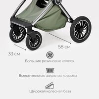 Универсальная коляска Tomix Adele 2 в 1 S760/2 (черный) - Превью изображения №31 — Интернет-магазин Time-Shop