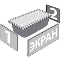 Ванна Triton Дина 170х75 - Превью изображения №5 — Интернет-магазин Time-Shop