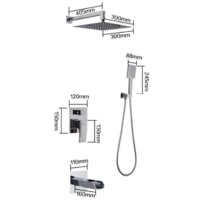 Душевая система  Gappo G7107-20 - Превью изображения №2 — Интернет-магазин Time-Shop