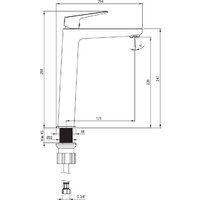Смеситель Deante Blur Titanium BQL-D20K (титан) - Превью изображения №5 — Интернет-магазин Time-Shop