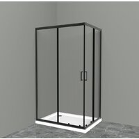 Душевой уголок BelBagno UNO-195-AH-2-120/100-C-NERO - Превью изображения №5 — Интернет-магазин Time-Shop