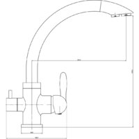 Смеситель Lauter Key 21АМ611931 - Превью изображения №2 — Интернет-магазин Time-Shop