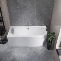 Ванна Lauter Bliss 180х80 L 21201081L (с ножками и серым подголовником) - Превью изображения №14 — Интернет-магазин Time-Shop