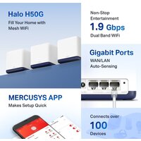 Wi-Fi система Mercusys Halo H50G (2 шт) - Превью изображения №6 — Интернет-магазин Time-Shop