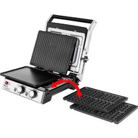 Электрогриль ECG KG 2033 Duo Grill & Waffle - Превью изображения №15 — Интернет-магазин Time-Shop