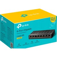 Неуправляемый коммутатор TP-Link LS1008G - Превью изображения №2 — Интернет-магазин Time-Shop