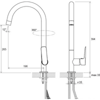 Смеситель Ravak Classic-CL 016.00 [X070085] - Превью изображения №2 — Интернет-магазин Time-Shop