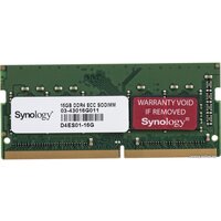 Synology 16ГБ DDR4 SODIMM D4ES01-16G