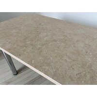 Кухонный стол Senira Р-001-02 (аламбра светлая/хром) - Превью изображения №6 — Интернет-магазин Time-Shop