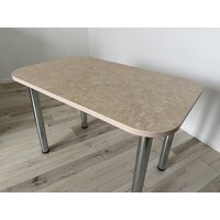 Кухонный стол Senira Р-001-02 (аламбра светлая/хром) - Превью изображения №8 — Интернет-магазин Time-Shop