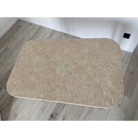 Кухонный стол Senira Р-001-02 (аламбра светлая/хром) - Превью изображения №7 — Интернет-магазин Time-Shop