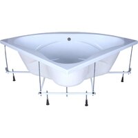 Ванна AquaFonte Bergamo 140х140 угловая (с каркасом и экраном) - Превью изображения №2 — Интернет-магазин Time-Shop