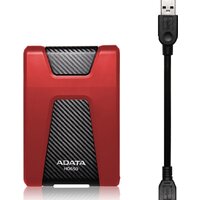 Внешний накопитель ADATA DashDrive Durable HD650 AHD650-1TU31-CRD 1TB (красный) - Превью изображения №6 — Интернет-магазин Time-Shop