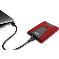 Внешний накопитель ADATA DashDrive Durable HD650 AHD650-1TU31-CRD 1TB (красный) - Превью изображения №4 — Интернет-магазин Time-Shop