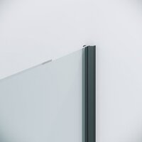 Душевая дверь Niagara Nova NG-34-9AGR 90x195 (графит/прозрачное стекло) - Превью изображения №3 — Интернет-магазин Time-Shop