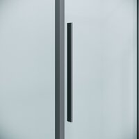 Душевая дверь Niagara Nova NG-34-9AGR 90x195 (графит/прозрачное стекло) - Превью изображения №2 — Интернет-магазин Time-Shop