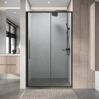 Душевая дверь Niagara Nova NG-34-9AGR 90x195 (графит/прозрачное стекло) - Превью изображения №7 — Интернет-магазин Time-Shop