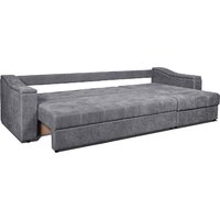 Угловой диван Анмикс Бергамо (серый велюр) - Превью изображения №3 — Интернет-магазин Time-Shop