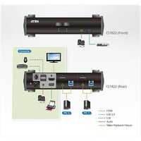 KVM переключатель Aten CS1822-AT-G - Превью изображения №4 — Интернет-магазин Time-Shop
