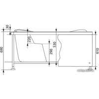 Ванна Aquanet Palau 140x140 - Превью изображения №5 — Интернет-магазин Time-Shop
