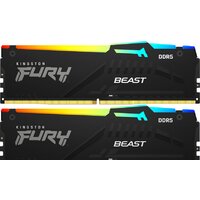 Kingston FURY Beast RGB 2x16ГБ DDR5 6400МГц KF564C32BBAK2-32