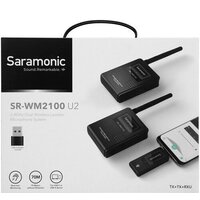 Радиосистема Saramonic SR-WM2100 U2 (TX+TX+RX) - Превью изображения №9 — Интернет-магазин Time-Shop