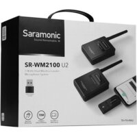 Радиосистема Saramonic SR-WM2100 U2 (TX+TX+RX) - Превью изображения №12 — Интернет-магазин Time-Shop