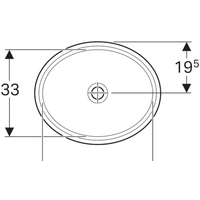 Умывальник Geberit VariForm 500.751.01.2 - Превью изображения №4 — Интернет-магазин Time-Shop