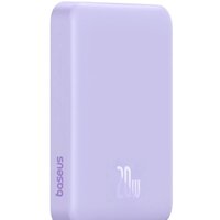 Внешний аккумулятор Baseus Magnetic Mini Air Wireless Fast Charge Power Bank 20W 10000mAh (сиреневый) - Превью изображения №4 — Интернет-магазин Time-Shop