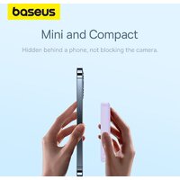 Внешний аккумулятор Baseus Magnetic Mini Air Wireless Fast Charge Power Bank 20W 10000mAh (сиреневый) - Превью изображения №9 — Интернет-магазин Time-Shop