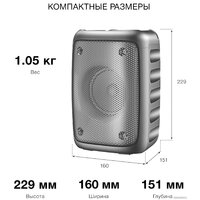 Беспроводная колонка Hyundai H-PS1006 - Превью изображения №12 — Интернет-магазин Time-Shop