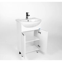  Viant Тумба Лима с умывальником Erica 55 VLIM55ER-T2ST+S-UM-ERI-55-1-W - Превью изображения №2 — Интернет-магазин Time-Shop