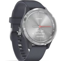 Гибридные умные часы Garmin Vivomove 3S (серебристый/синий) - Превью изображения №2 — Интернет-магазин Time-Shop