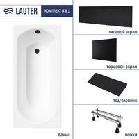 Lauter Haven 160 21202006 (с ножками, черным подголовн. черным лиц. и торц экраном)