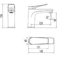 Смеситель Lemark Bronx LM3706MW - Превью изображения №8 — Интернет-магазин Time-Shop
