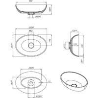 Умывальник Roxen Nimfa black 300160-B - Превью изображения №4 — Интернет-магазин Time-Shop
