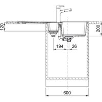 Кухонная мойка Franke Centro CNG 651-100 114.0716.327 (серый сланец) - Превью изображения №5 — Интернет-магазин Time-Shop