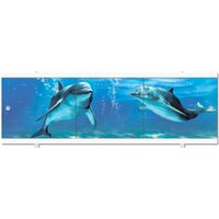 Фронтальный экран под ванну Метакам Ультралегкий АРТ 1.48 (дельфины) - Превью изображения №4 — Интернет-магазин Time-Shop