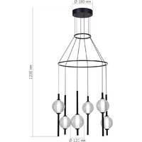 Подвесная люстра ST Luce SL6120.403.06 - Превью изображения №5 — Интернет-магазин Time-Shop