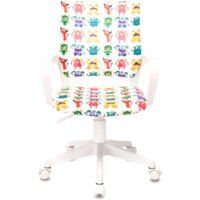 Офисное кресло Бюрократ Burokids 1W 1687096 (белый/пластик белый) - Превью изображения №2 — Интернет-магазин Time-Shop