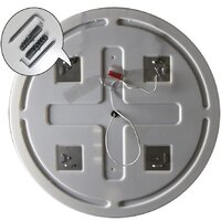  Пекам Зеркало Ring Fly 90x90 RingFly-90x90B (с подсветкой и бесконтактным сенсором) - Превью изображения №3 — Интернет-магазин Time-Shop