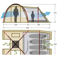 Кемпинговая палатка AlexikA Nevada 4 (зеленый) - Превью изображения №11 — Интернет-магазин Time-Shop