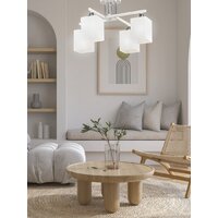 Люстра средней высоты Aitin Pro НПБ 02-4x60-101 N6788/4 (белый/хром) - Превью изображения №5 — Интернет-магазин Time-Shop
