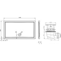 Душевой поддон Lavinia Boho One 3701914S 140х80 - Превью изображения №8 — Интернет-магазин Time-Shop